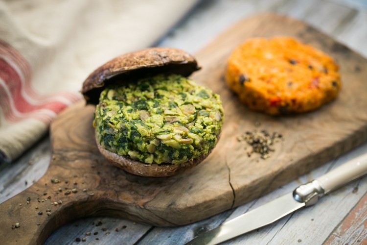 Mushroom & Spinach burger launches in Asda stores