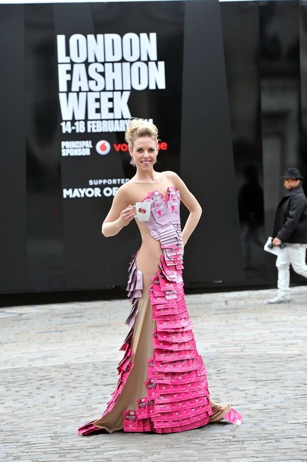 Drinks firm launches tea dress for London Fashion Week