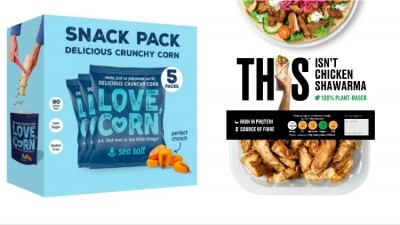Recent product launches include corn multipacks and plant-based chicken shawarma pieces. Credit: LOVE CORN / THIS