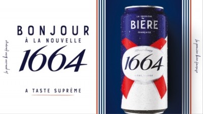 1664 Bière will be rolled out with retailers from April 2024. Credit: CMBC
