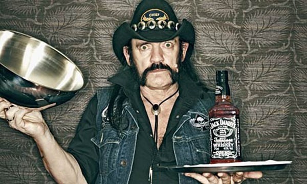Lemmy was notorious for his love of Jack Daniels 
