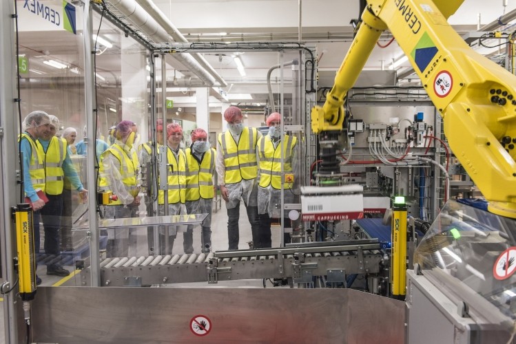 Young dairy farmers toured Nestlé's Dalston factory