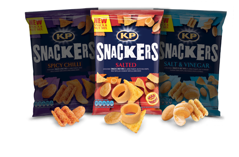 KP makes a range of salty snacks