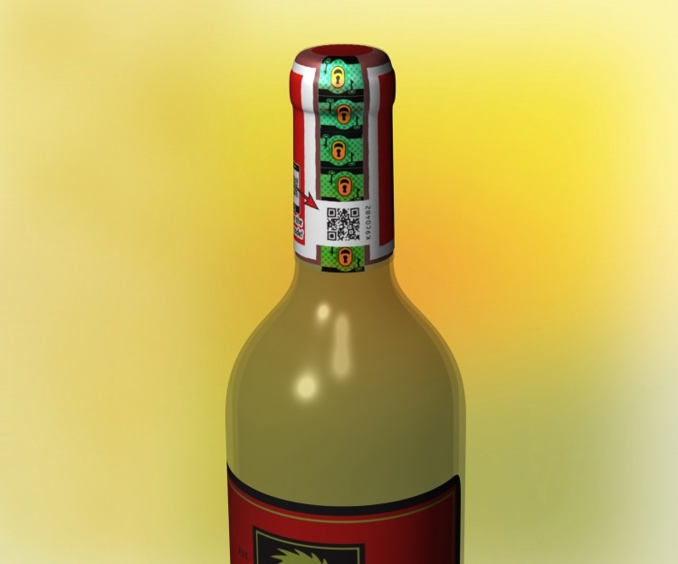 Holograms on higher priced items, such as on the sleeves of a spirits bottle