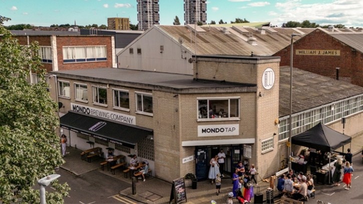 Mondo operates a brewery and tap room in South London. Credit: Nic Crilly-Hargrave