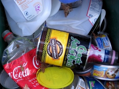 Food firms are exploring alternative ways to reduce their impact on the environment and encourage consumers to recycle