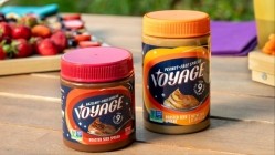 Voyage Foods makes nut-free and vegan alternatives to cocoa-based items such as its chocolate-style hazelnut-free spread. Credit: Jayme Burrows