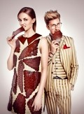Magnum team up with top designer for chocolate dress