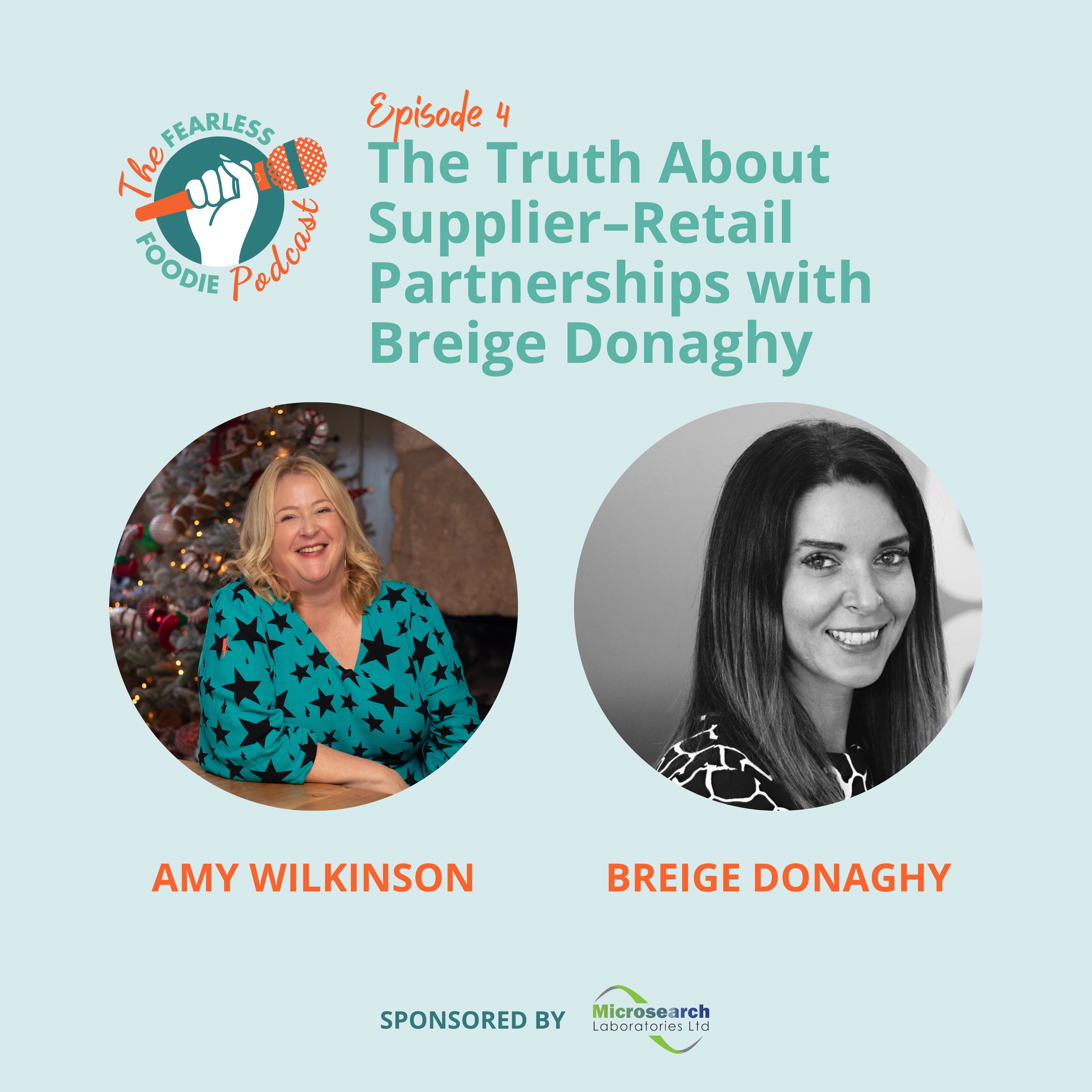 Fearless Foodies episode cover, Breige Donaghy and Amy Wilkinson.