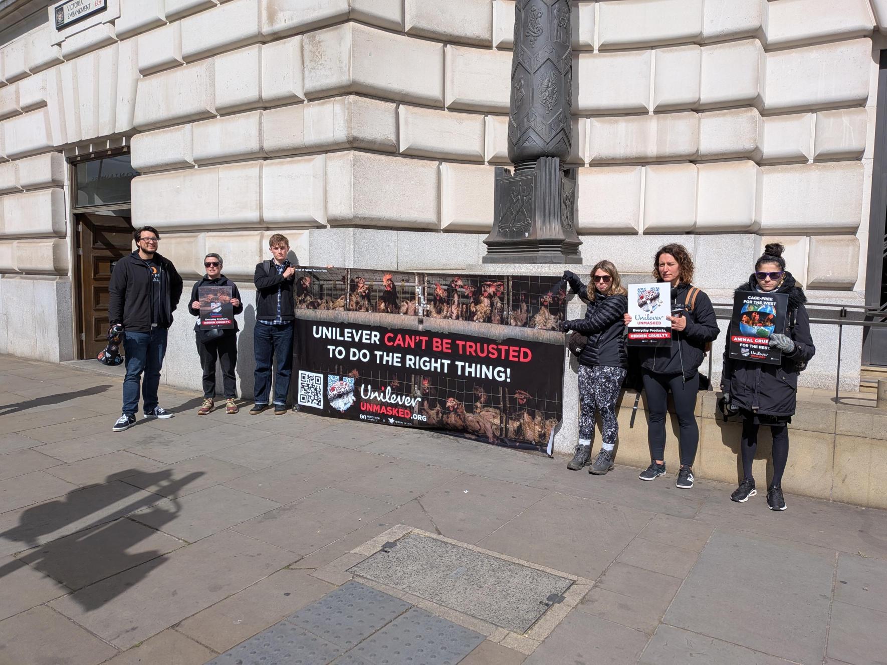 A group of protesters