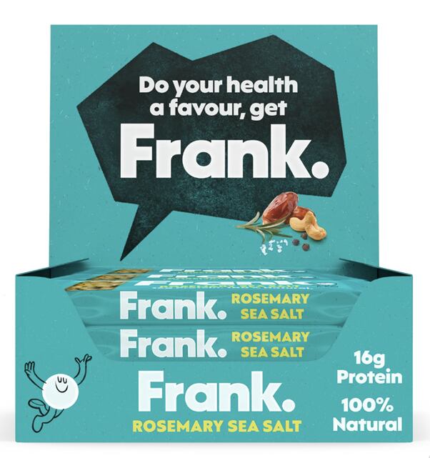 FRANK rosemary sea salt bars.