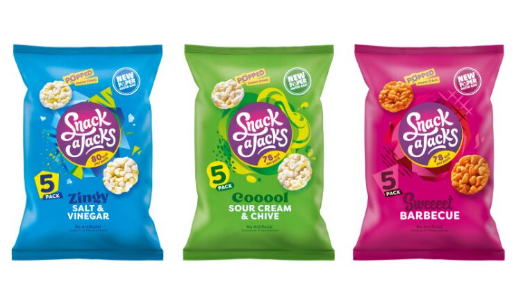Walkers to cut virgin plastics use with new paper Snack A Jacks outer
