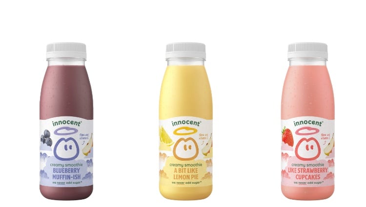 Trio of innocent smoothies