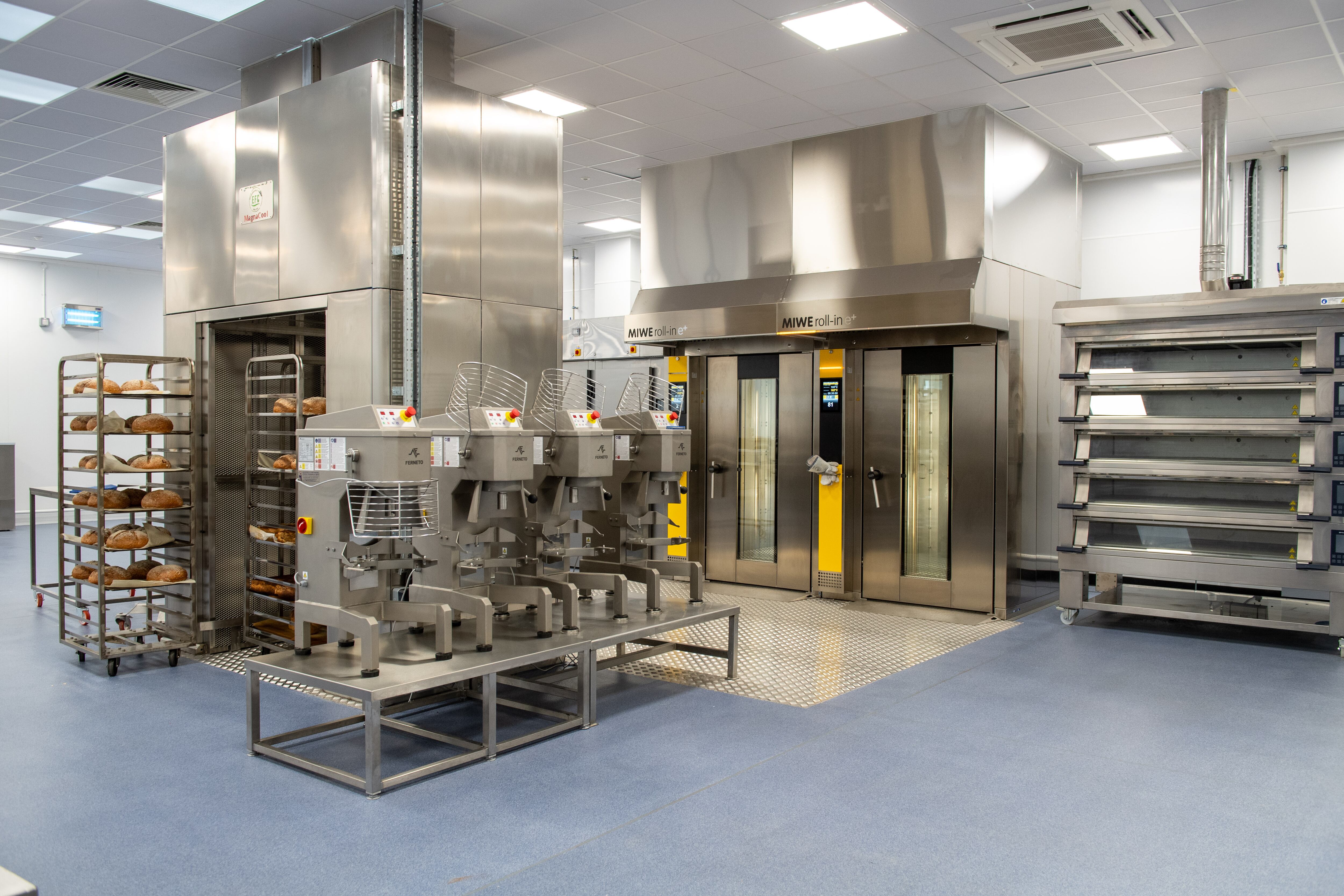 There is plans for product development with its next generation test bakery.