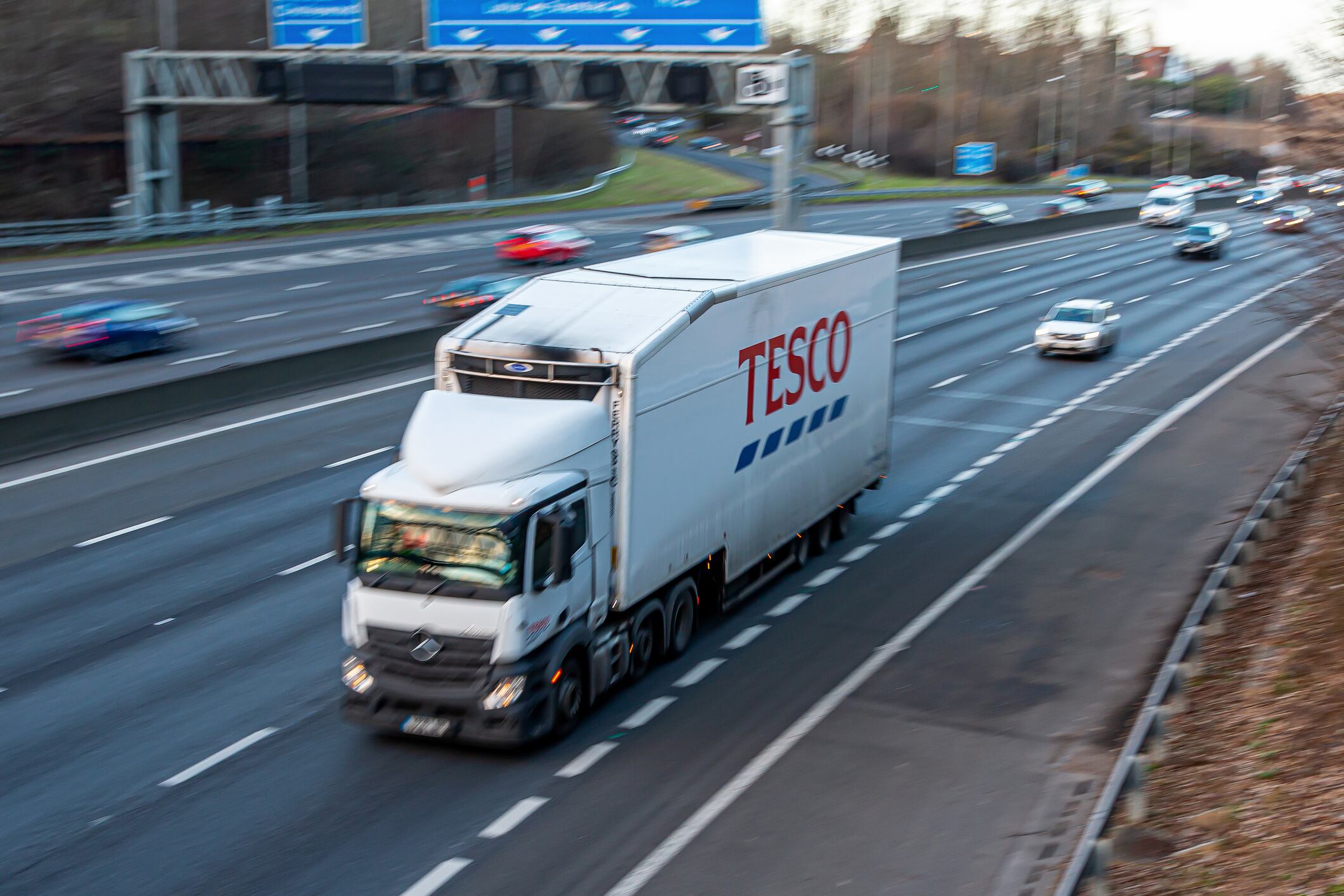 Tesco lorry