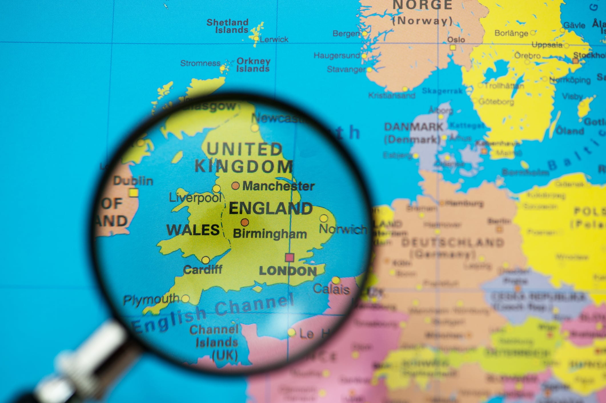 Map of England