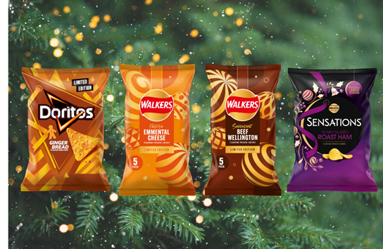 The PepsiCo festive line-up also includes two new Walkers multipacks.