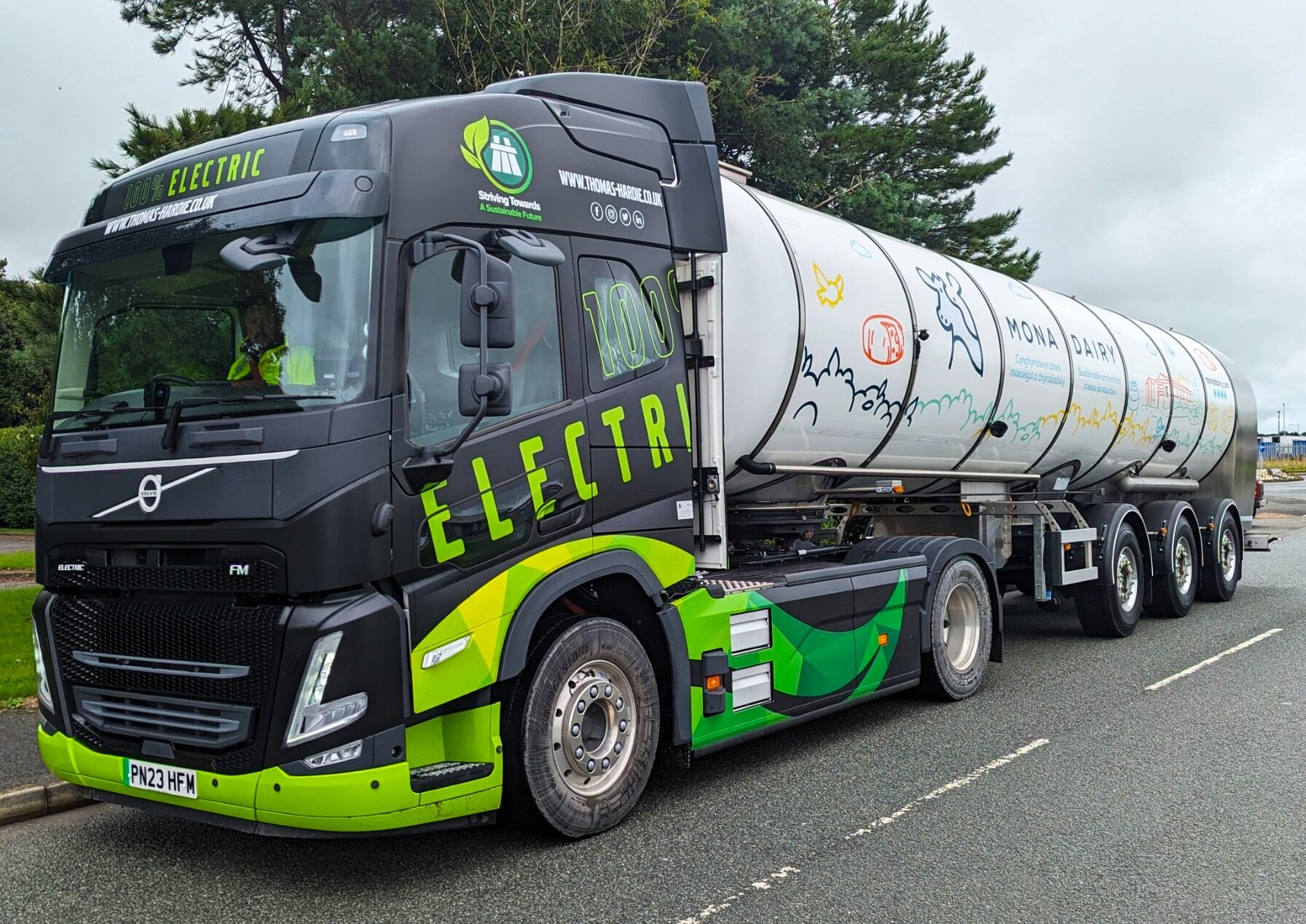 Dairy unveils electric truck ahead of major factory expansion