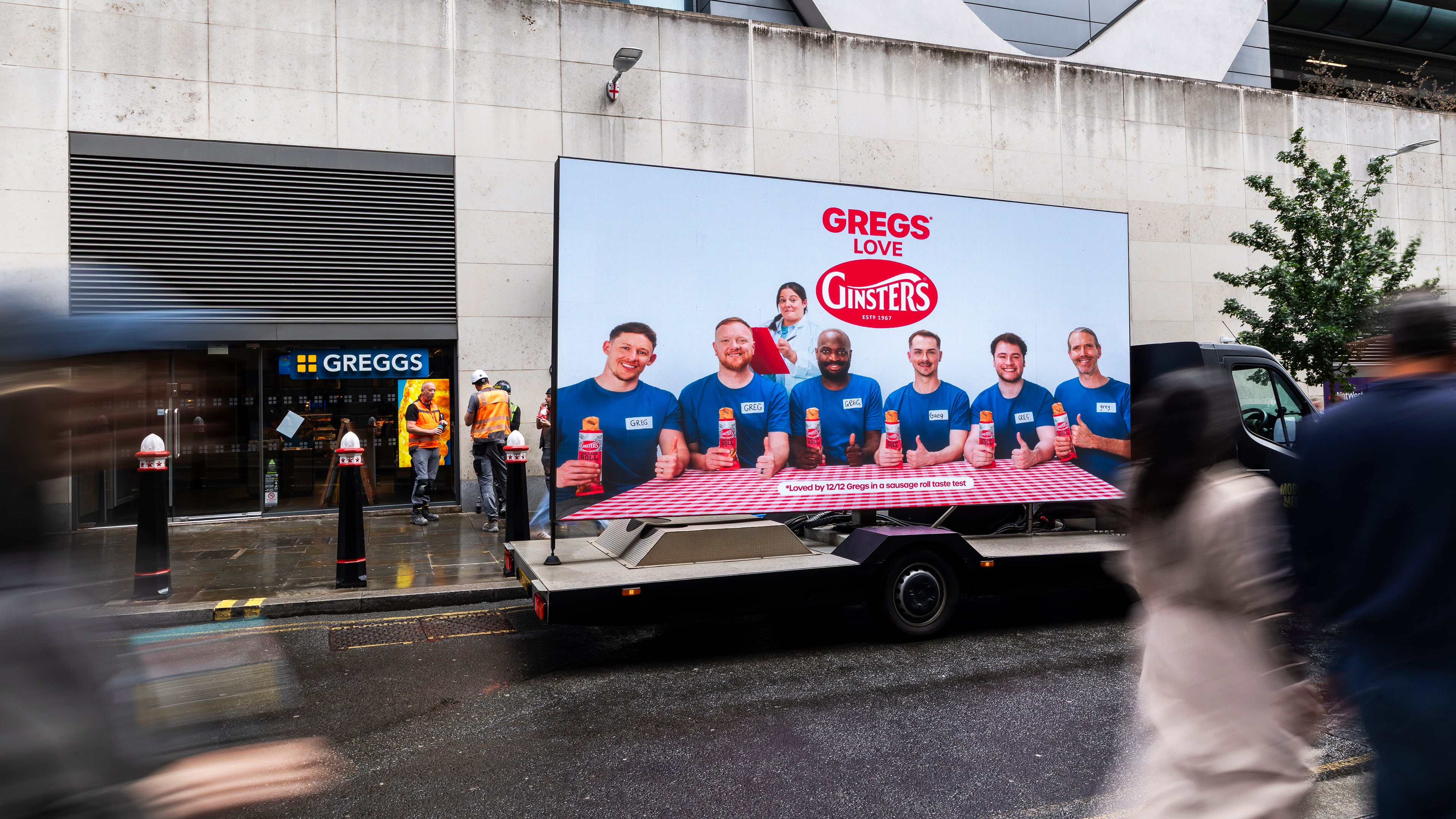 A digivan billboard