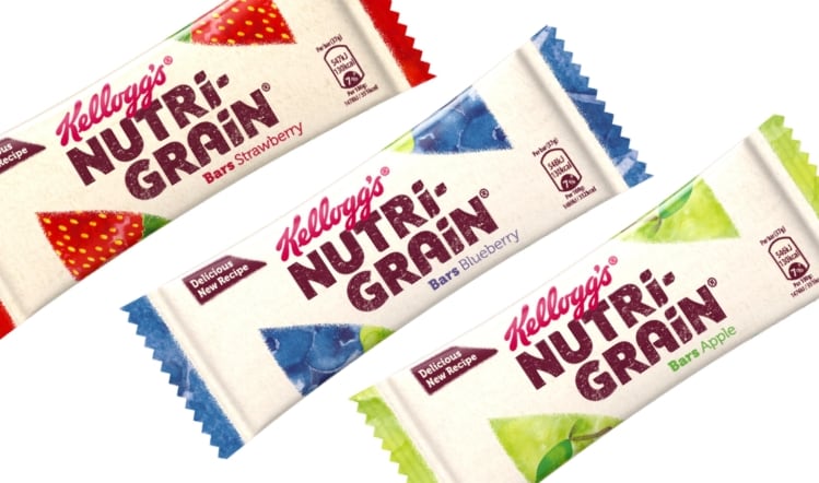 Kellogg’s Nutri-Grain gets new look