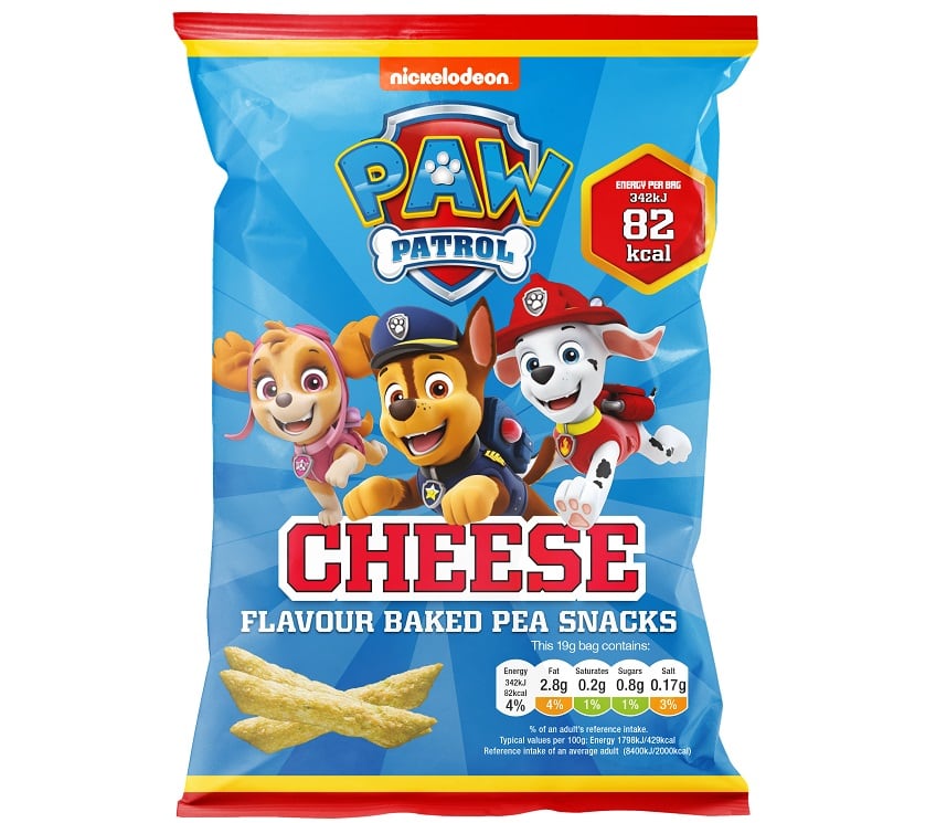 Calbee UK teams with Nickelodeon on pea snacks