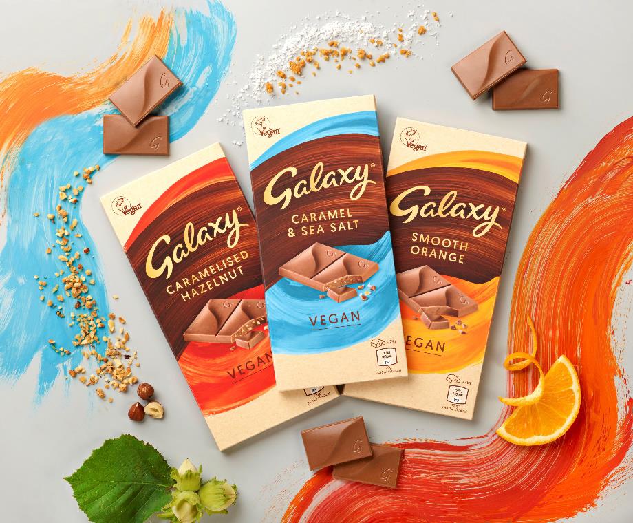 Mars launches vegan Galaxy bars