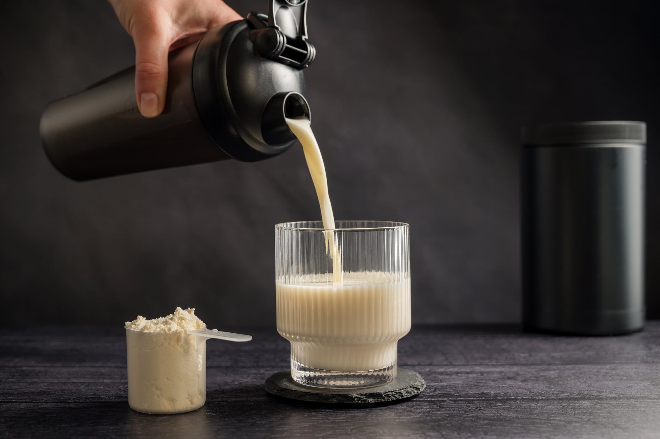 protein powder drink
