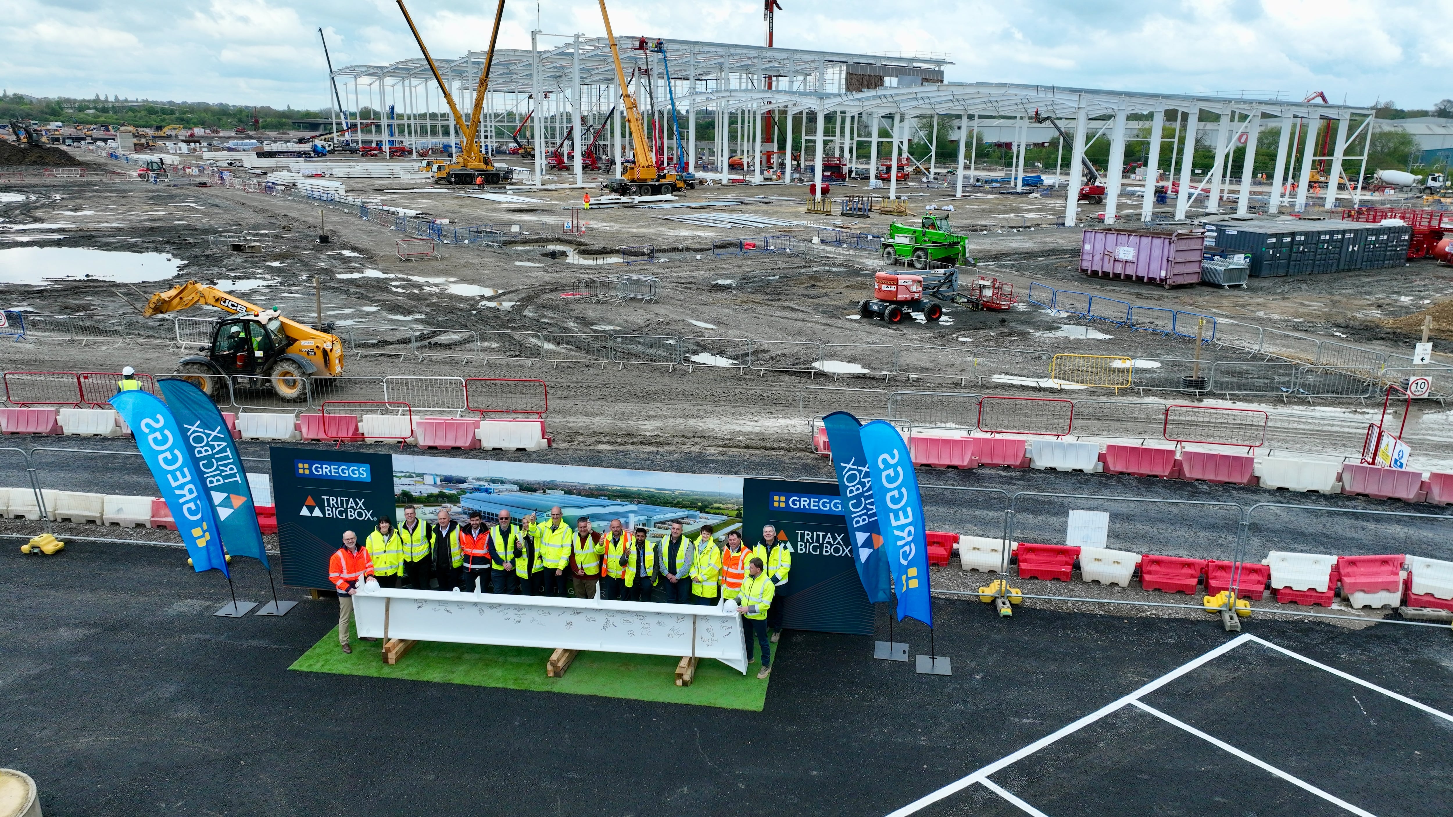 Work on Greggs national distribution centre underway