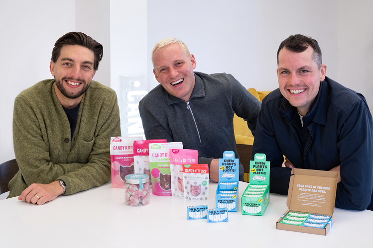 Candy Kittens founders invest £750k in plastic-free gum