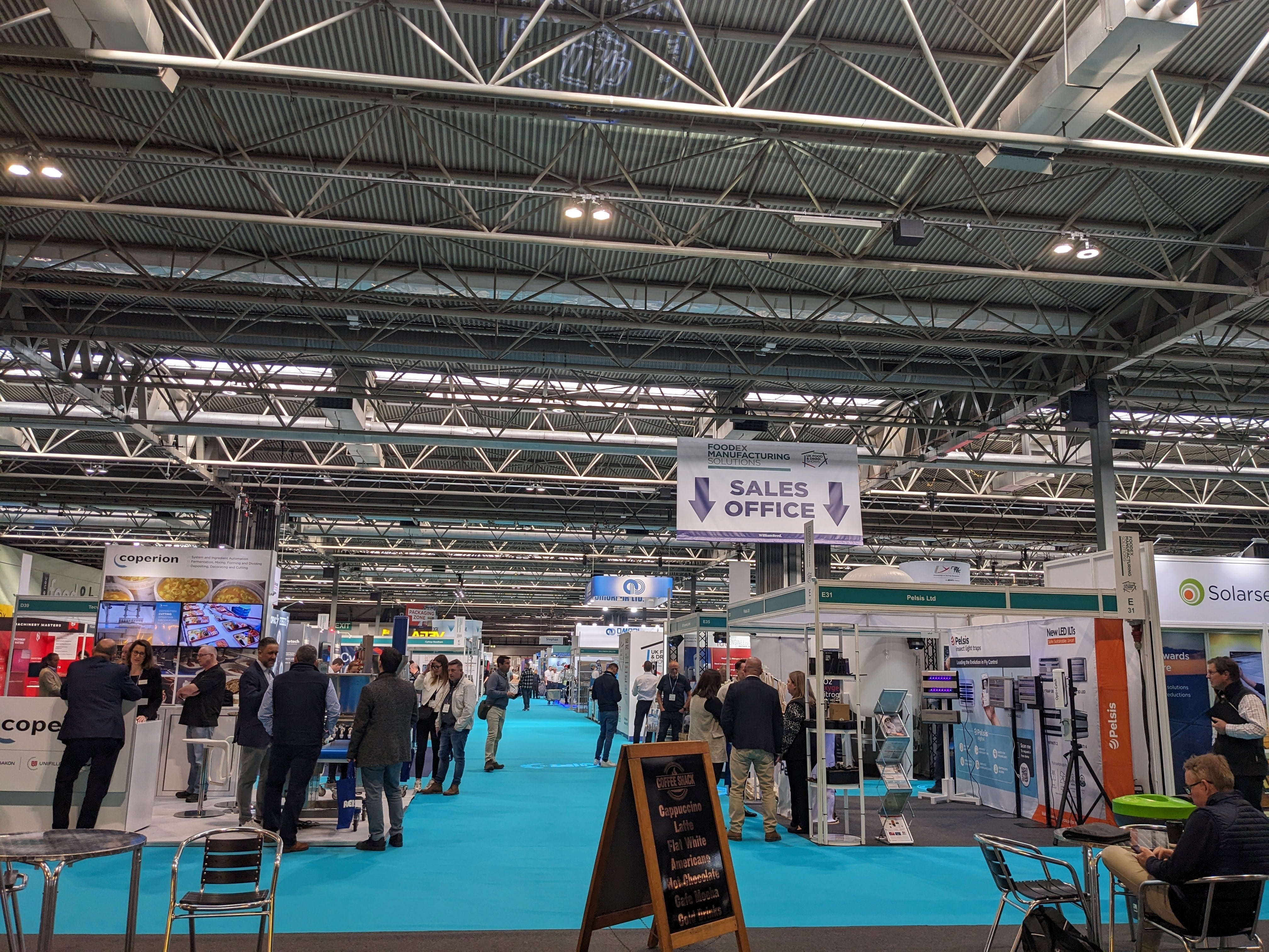 Foodex 2025 inside hall