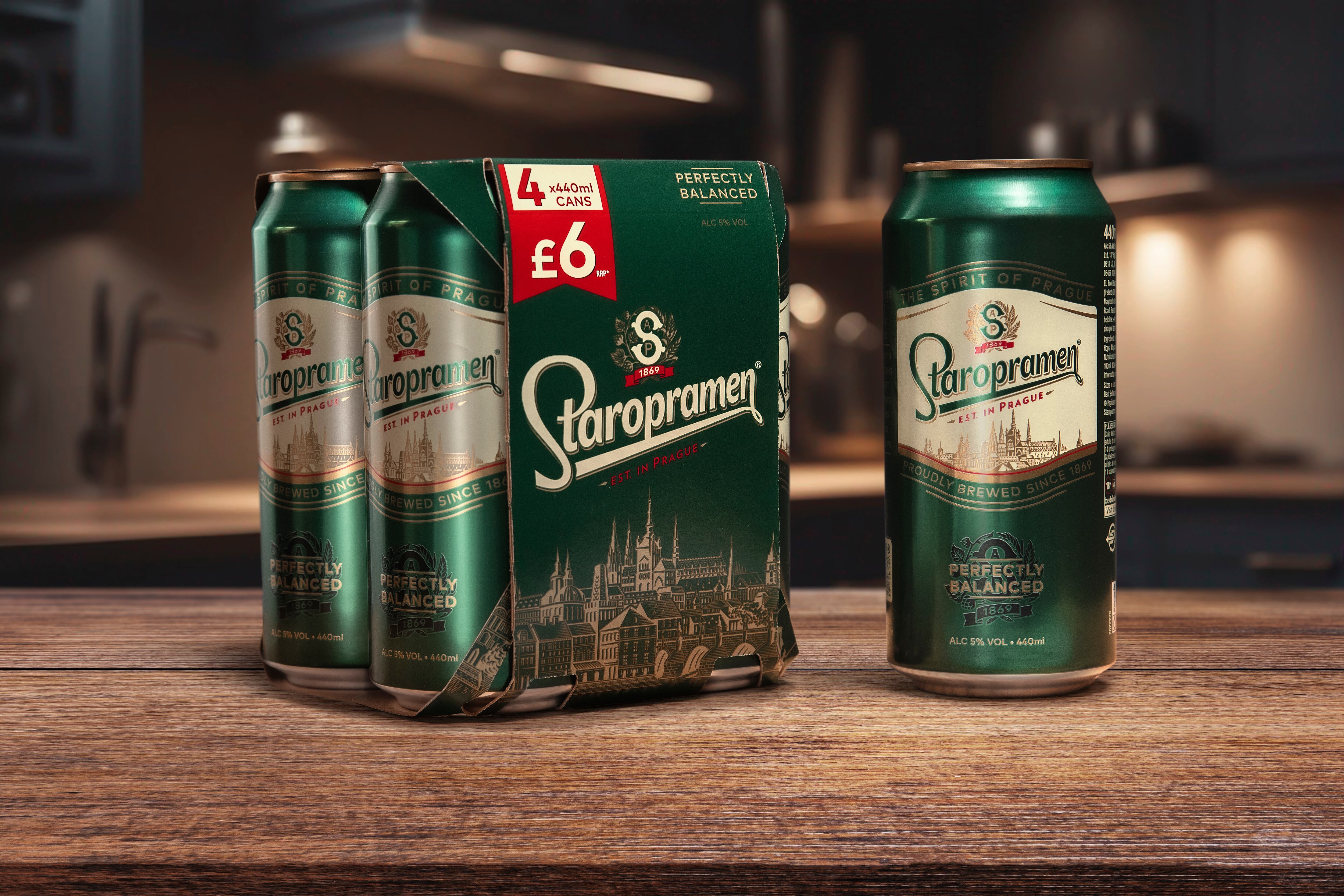 Staropramen launches £6 price-marked multipack