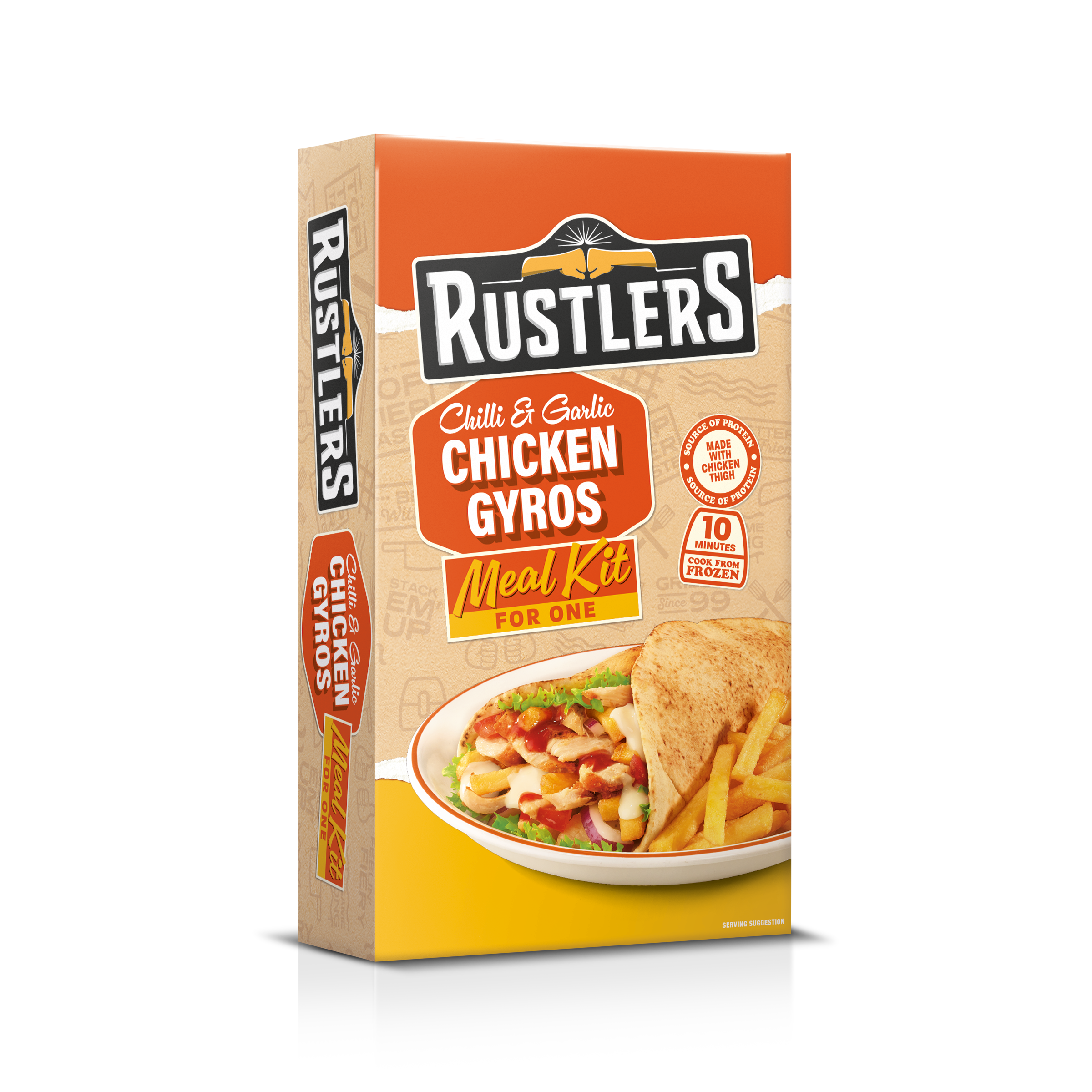 Rustlers chicken gyros.