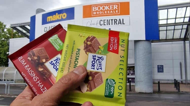 Booker depots will stock the brand’s 'Rum, Raisins and Hazelnuts' flavour as well as the 'Pistachio' block.
