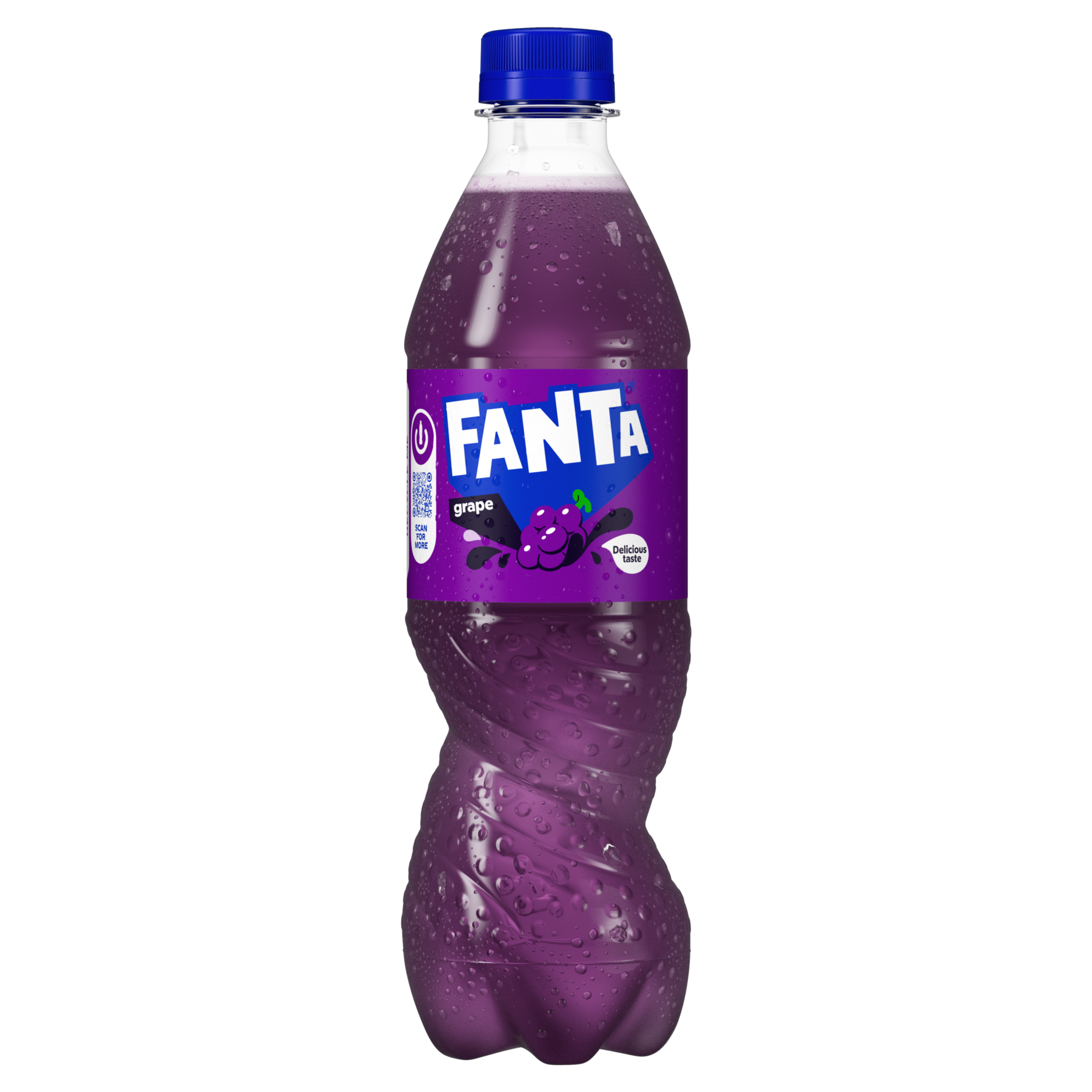 A grape carbonated beverage