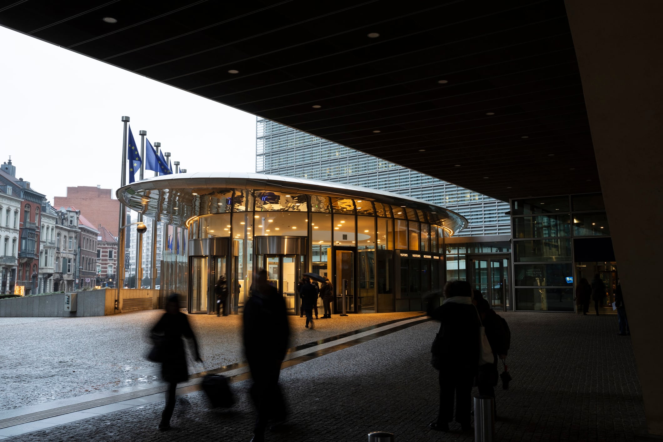 The Berlaymont building, headquarters of the European Commission in Brussels