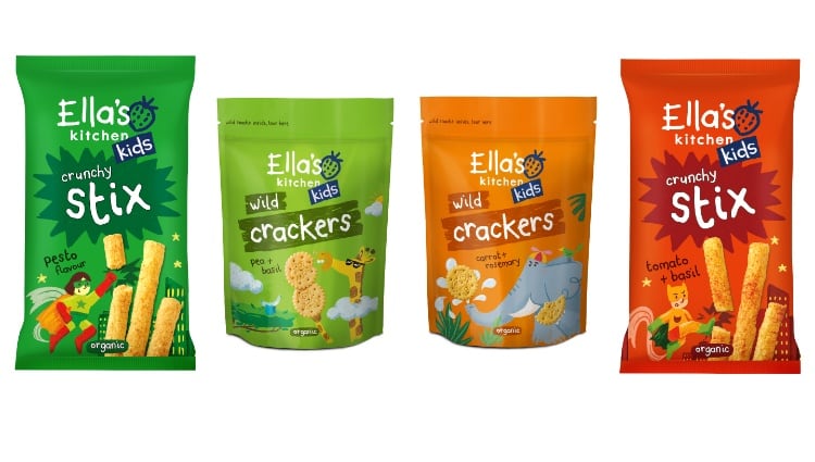 Selection of Ella's Kitchen products