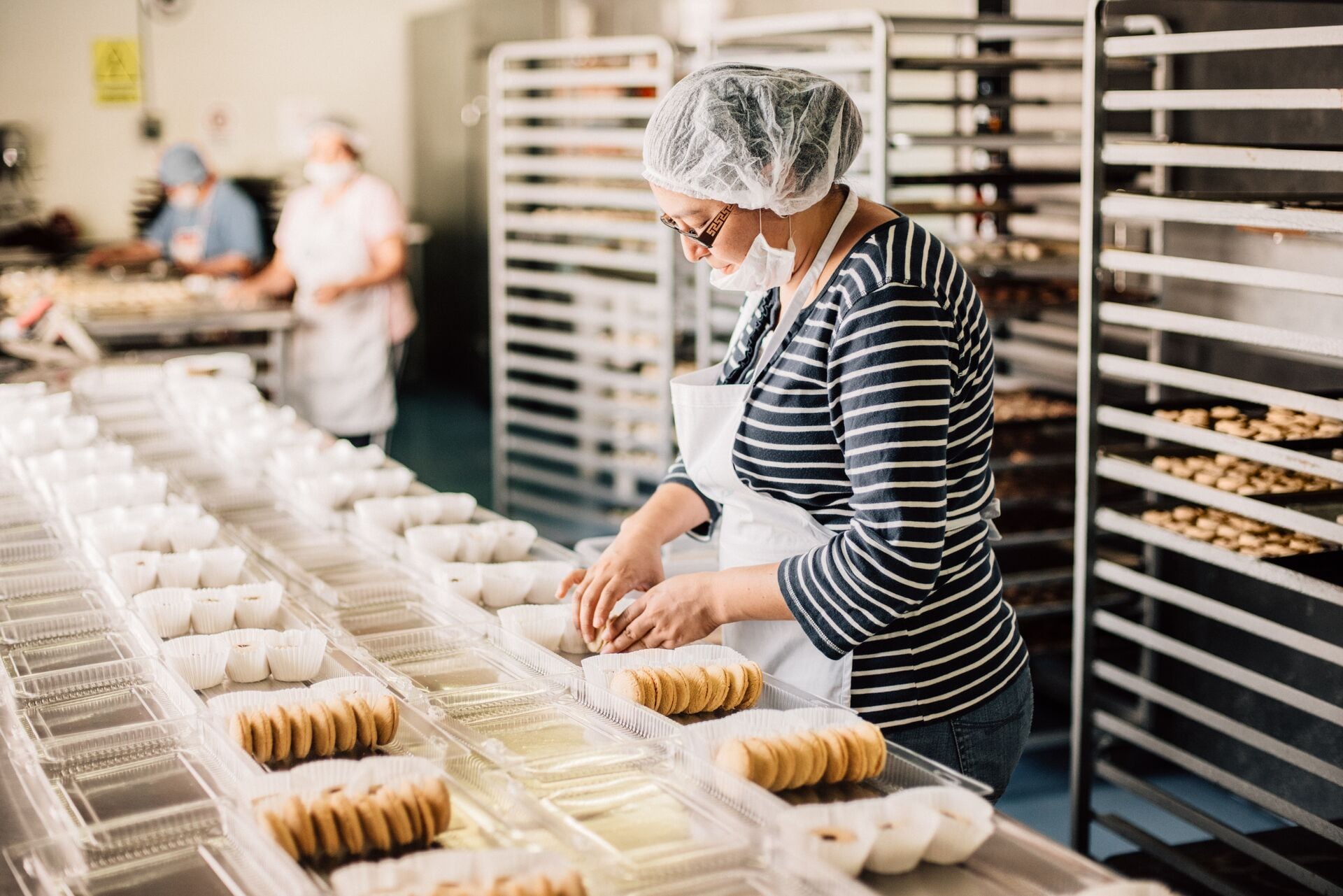 Lady baking