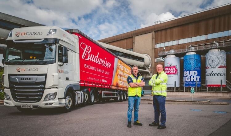 Budweiser launches sustainable transport scheme with hydrotreated vegetable oil