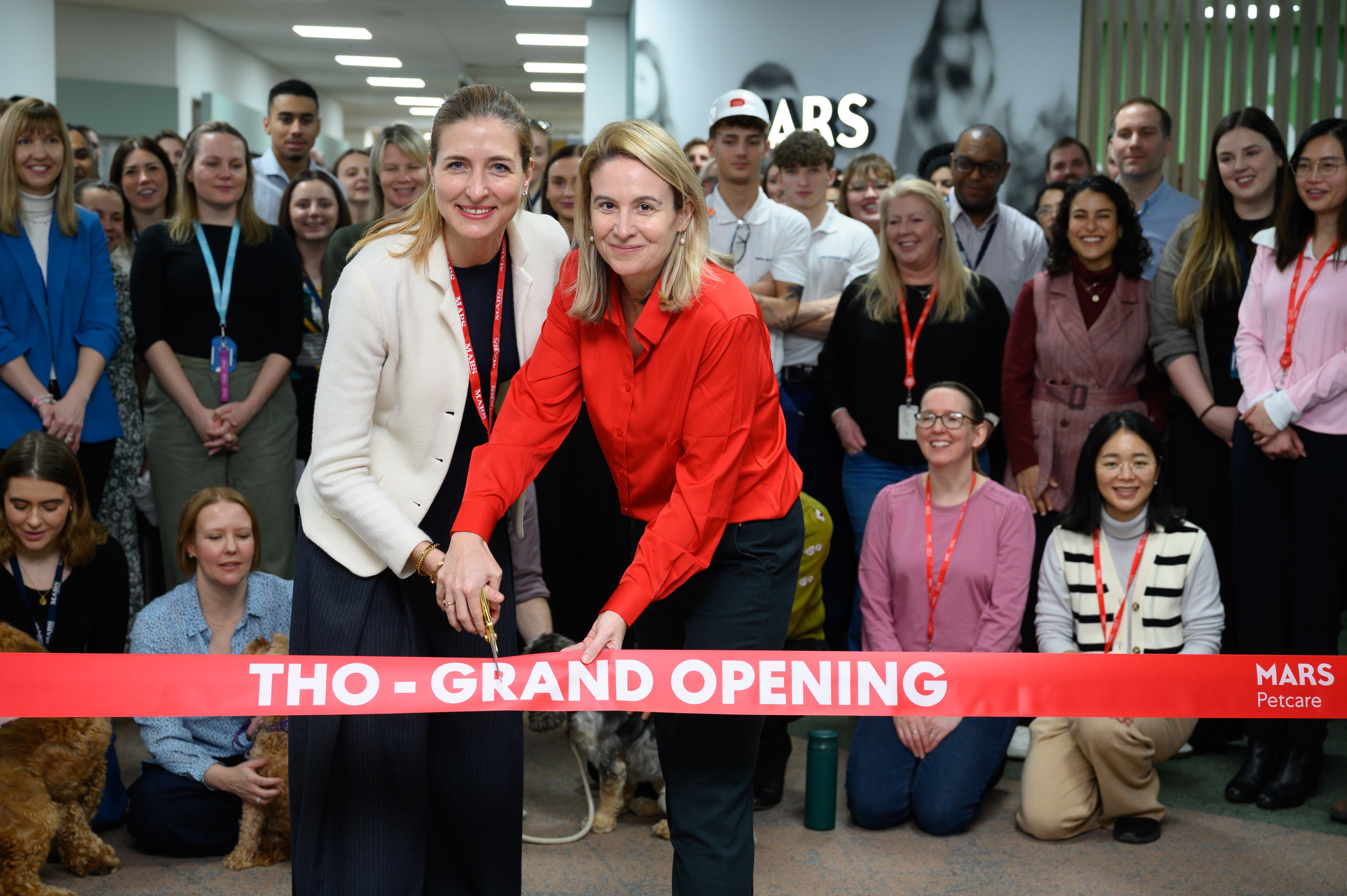 Mars Birstall innovation hub ribbon cutting.