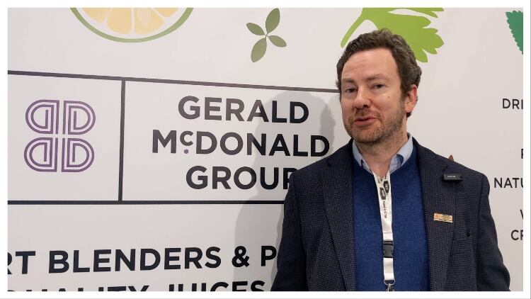 Maxim McDonald, MD of Gerald McDonald speaking at IFE 2025.