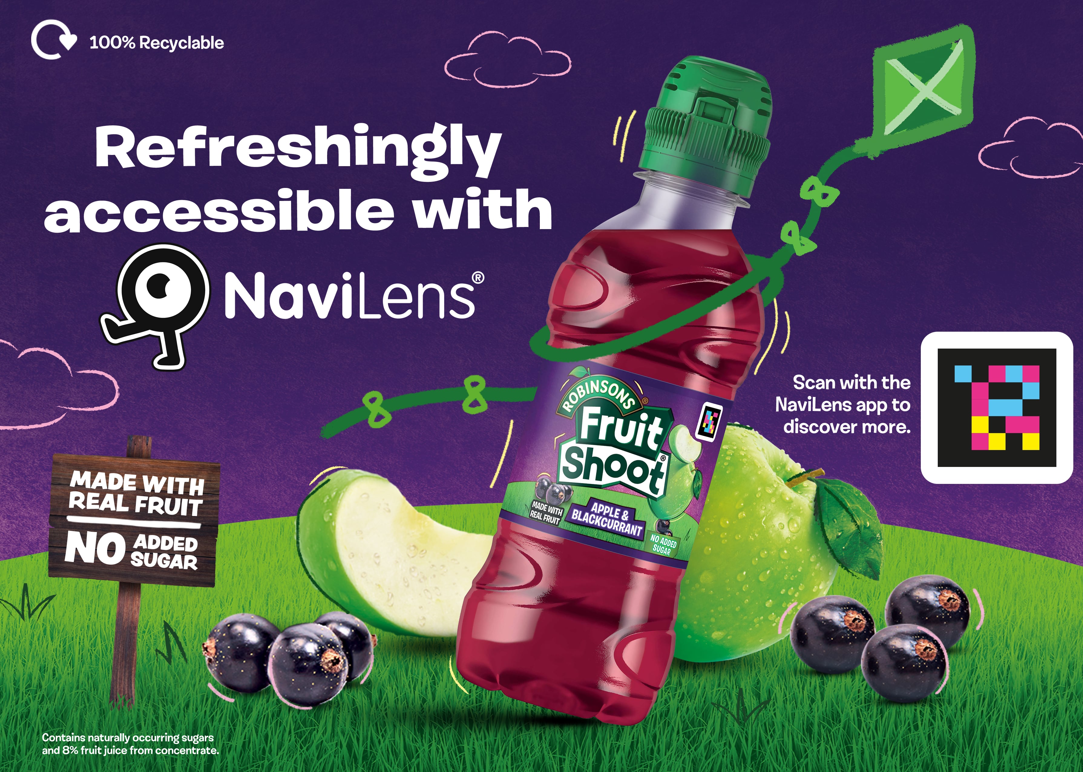 Robinsons Fruit Shoot launches packaging for the blind and partially sighted 