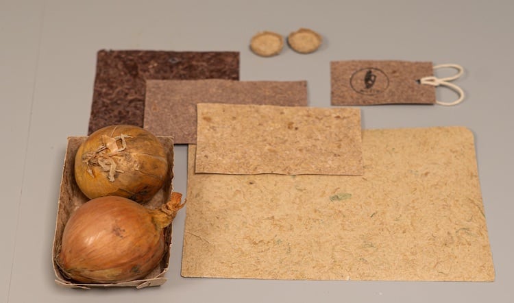 Eco-friendly packaging - made from onions!