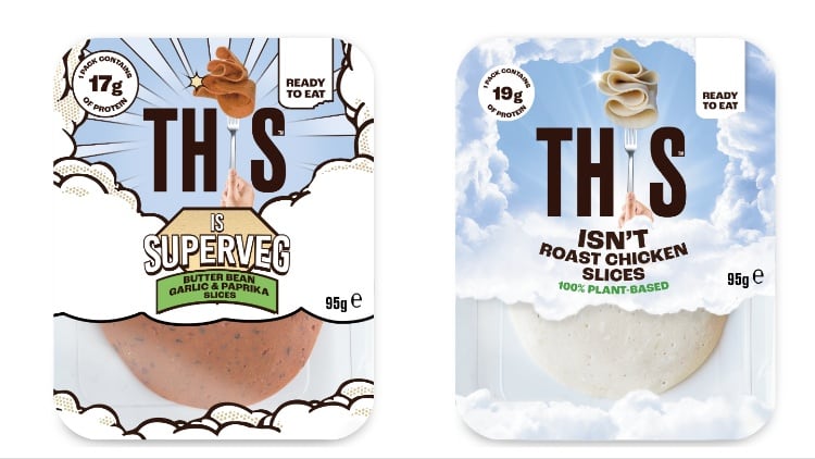 Two packs of THIS plant-based deli slices