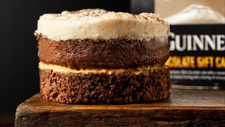 The new Guinness Gift Cake is available now in Asda and Tesco.