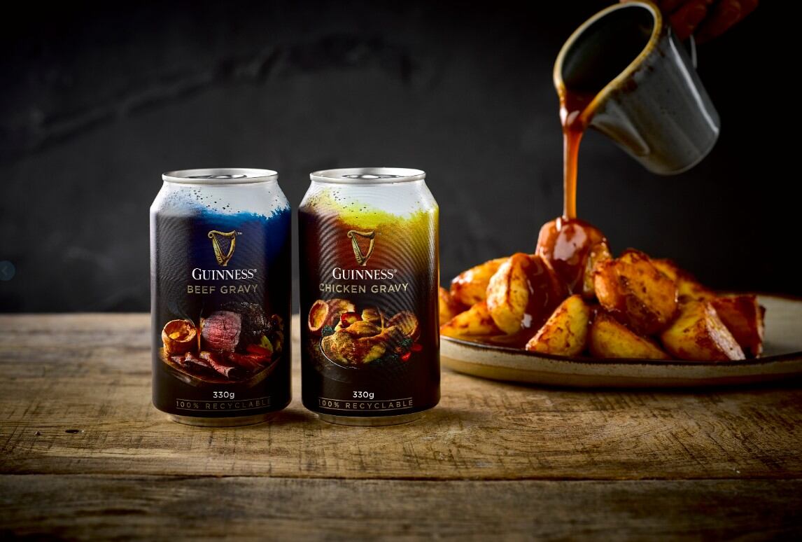 Canned Guinness gravy.