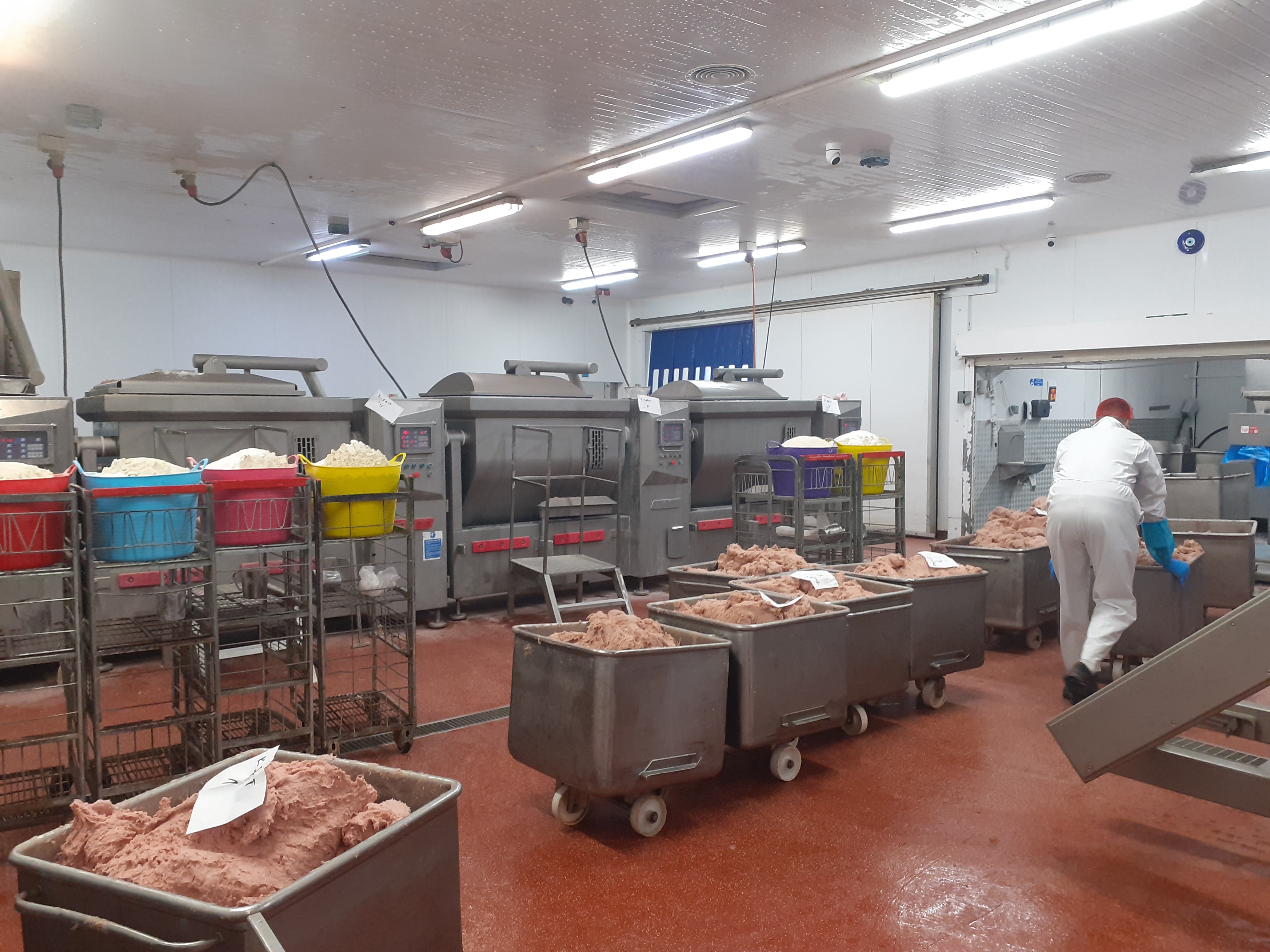 A kebab factory