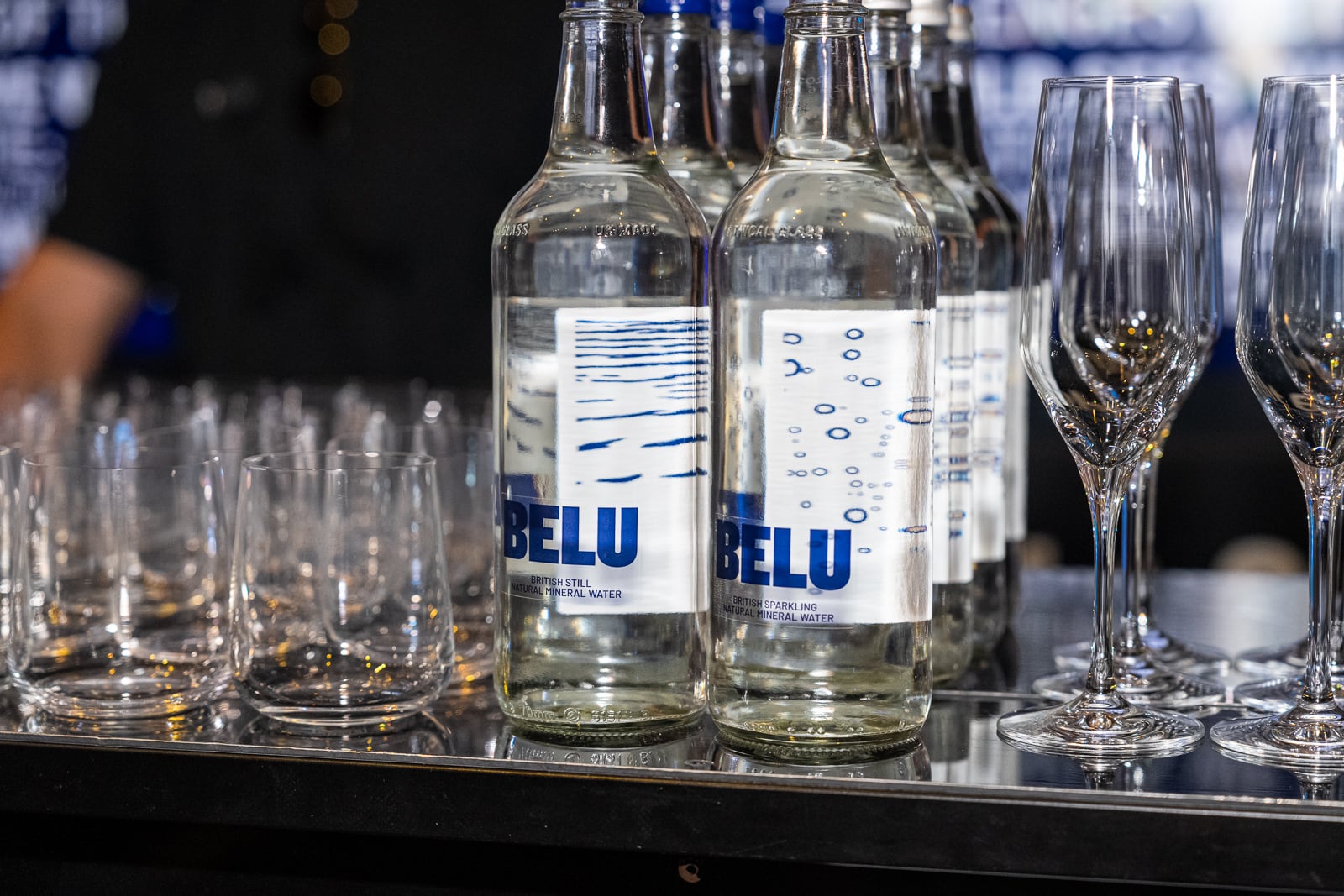 Belu water products.