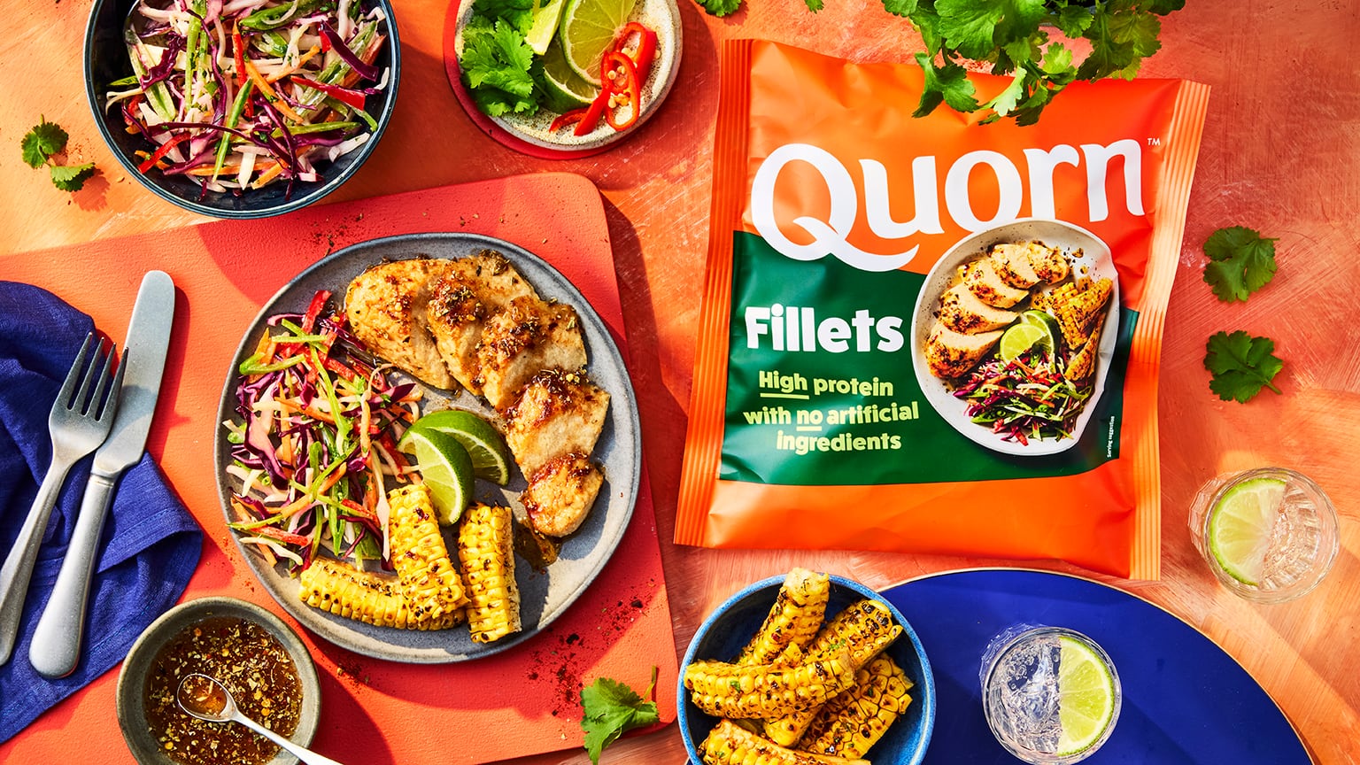 Quorn removes all artificial ingredients from its Fillets.