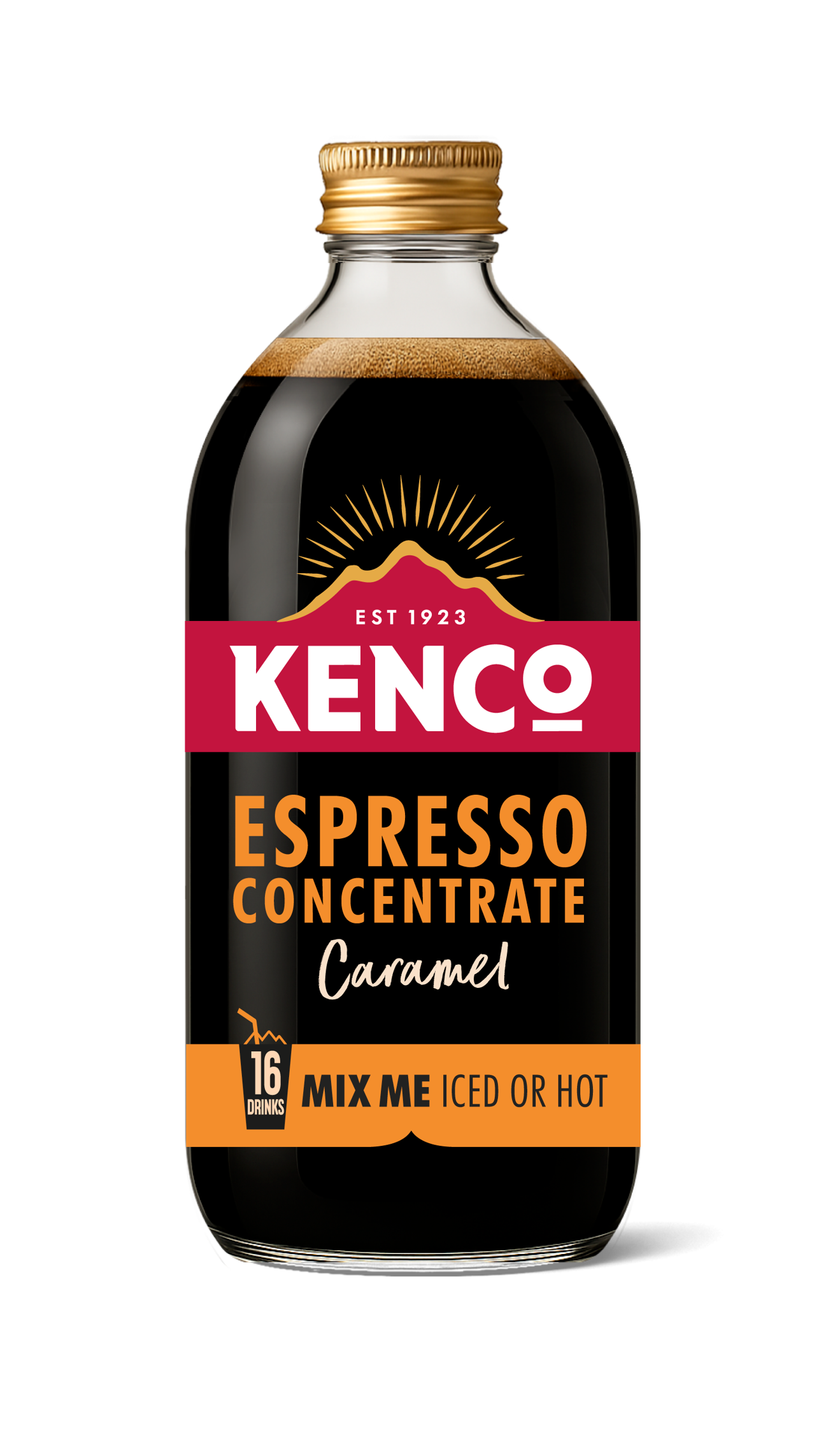A bottle of espresso concentrate.