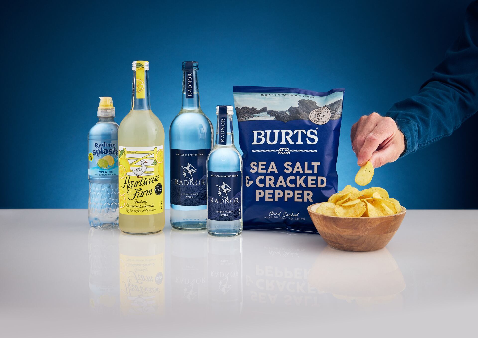 Radnor Hills and Burts products